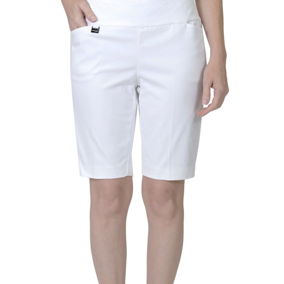 LISETTE Pants - Bermuda Pinstripe Shorts